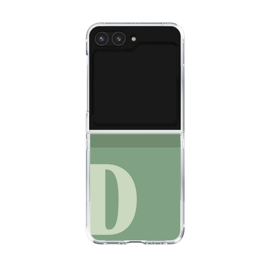 Clear Case［ Original - initial two tone - D green ］