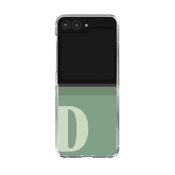 Clear Case［ Original - initial two tone - D green ］