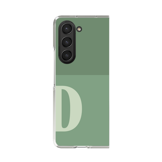 Clear Case［ Original - initial two tone - D green ］