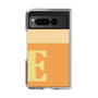 Clear Case［ Original - initial two tone - E orange ］