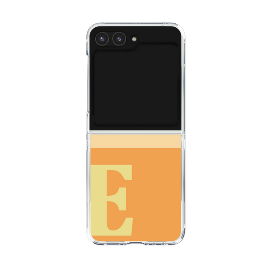 Clear Case［ Original - initial two tone - E orange ］