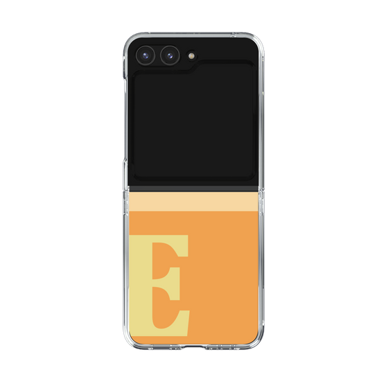 Clear Case［ Original - initial two tone - E orange ］