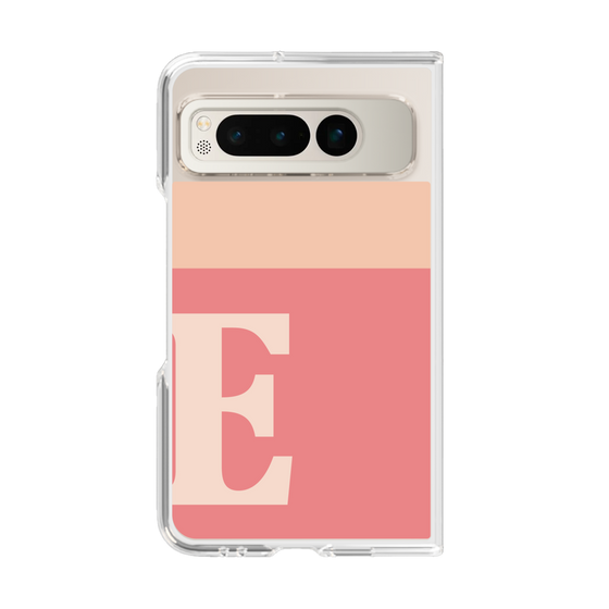 Clear Case［ Original - initial two tone - E pink ］