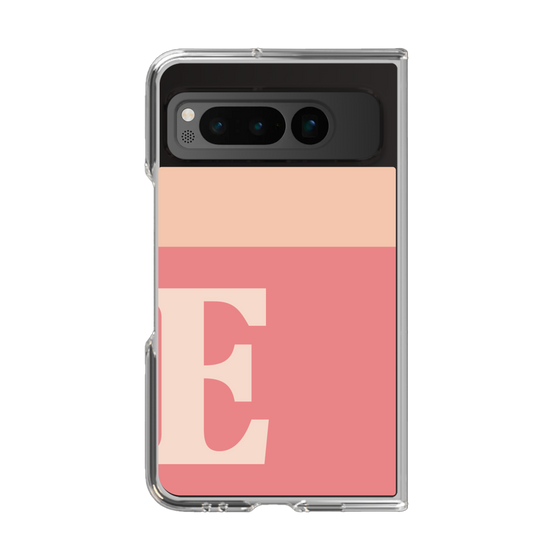 Clear Case［ Original - initial two tone - E pink ］