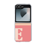 Clear Case［ オリジナル - initial two tone - E pink ］