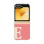 Clear Case［ オリジナル - initial two tone - E pink ］