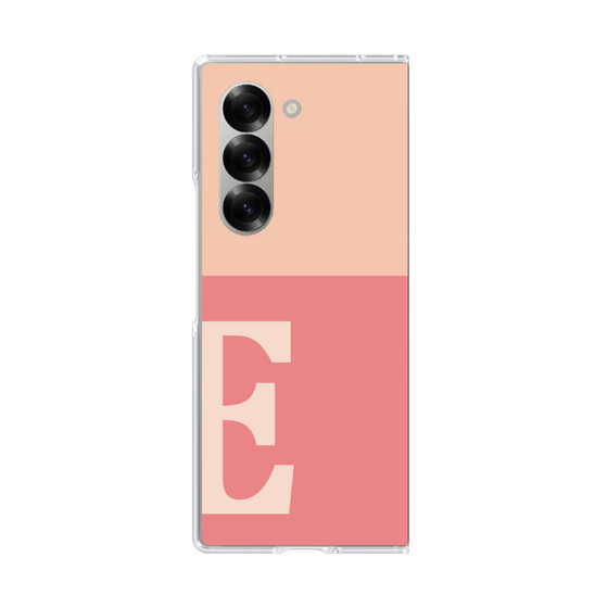 Clear Case［ オリジナル - initial two tone - E pink ］
