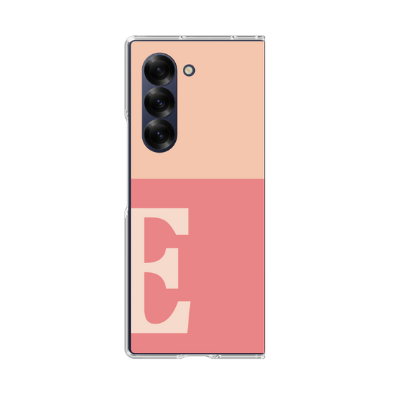 Clear Case［ オリジナル - initial two tone - E pink ］