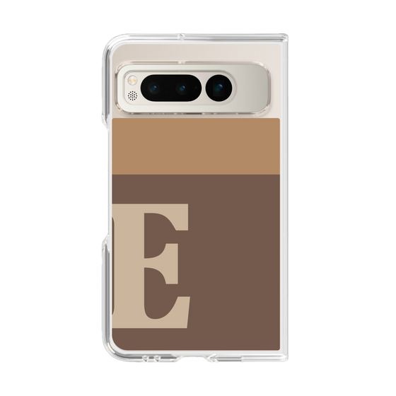 Clear Case［ Original - initial two tone - E brown ］