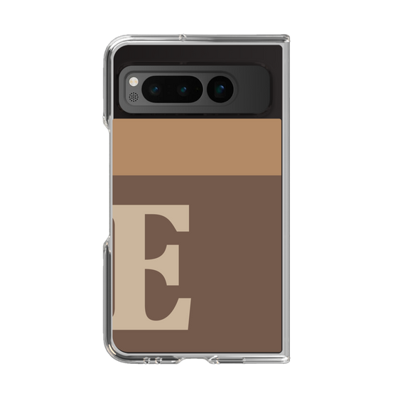 Clear Case［ Original - initial two tone - E brown ］