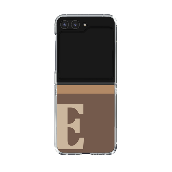 Clear Case［ Original - initial two tone - E brown ］