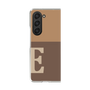 Clear Case［ Original - initial two tone - E brown ］