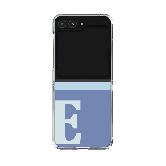 Clear Case［ Original - initial two tone - E blue ］