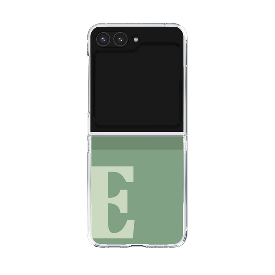Clear Case［ Original - initial two tone - E green ］