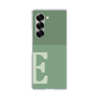 Clear Case［ オリジナル - initial two tone - E green ］