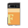 Clear Case［ Original - initial two tone - F orange ］