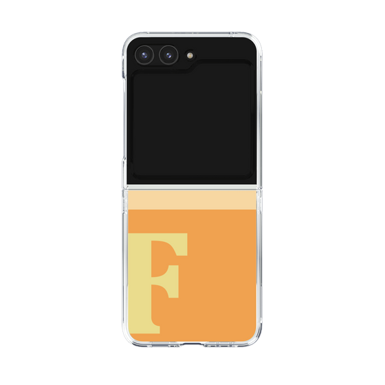 Clear Case［ Original - initial two tone - F orange ］