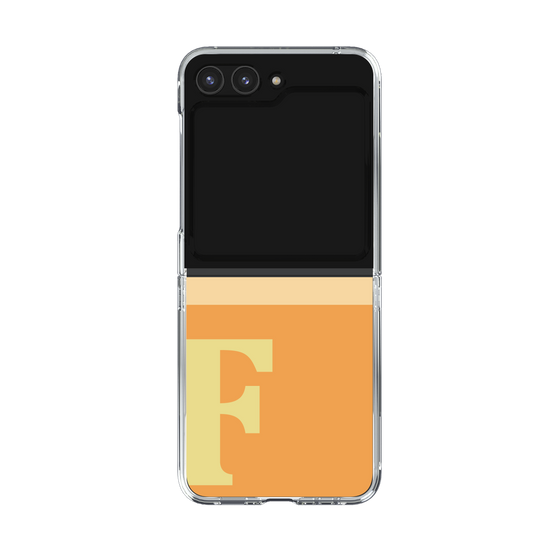 Clear Case［ Original - initial two tone - F orange ］