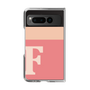 Clear Case［ Original - initial two tone - F pink ］