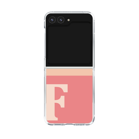 Clear Case［ Original - initial two tone - F pink ］
