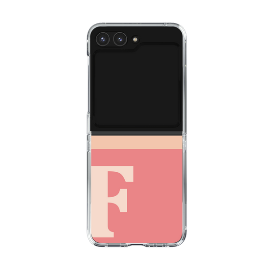 Clear Case［ Original - initial two tone - F pink ］