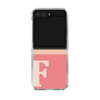 Clear Case［ Original - initial two tone - F pink ］