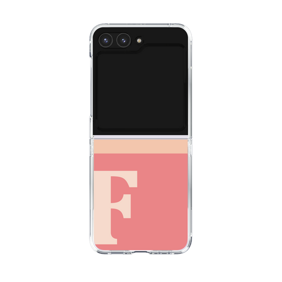 Clear Case［ Original - initial two tone - F pink ］