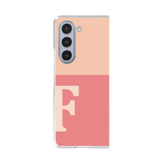 Clear Case［ Original - initial two tone - F pink ］