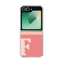 Clear Case［ オリジナル - initial two tone - F pink ］