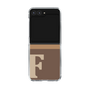 Clear Case［ Original - initial two tone - F brown ］