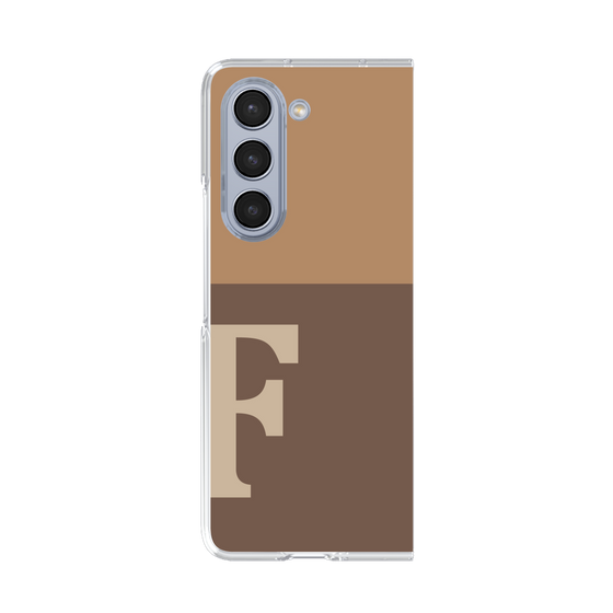 Clear Case［ Original - initial two tone - F brown ］