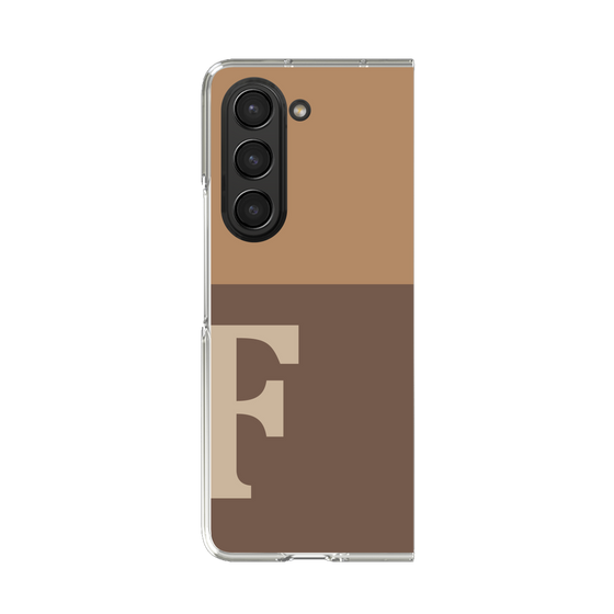 Clear Case［ Original - initial two tone - F brown ］