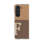 Clear Case［ Original - initial two tone - F brown ］