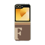 Clear Case［ オリジナル - initial two tone - F brown ］