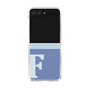 Clear Case［ Original - initial two tone - F blue ］