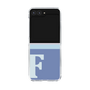 Clear Case［ Original - initial two tone - F blue ］