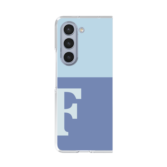 Clear Case［ Original - initial two tone - F blue ］