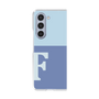 Clear Case［ Original - initial two tone - F blue ］
