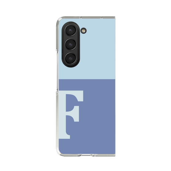 Clear Case［ Original - initial two tone - F blue ］