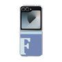Clear Case［ オリジナル - initial two tone - F blue ］