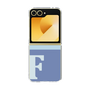 Clear Case［ オリジナル - initial two tone - F blue ］