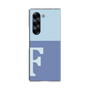 Clear Case［ オリジナル - initial two tone - F blue ］