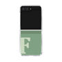 Clear Case［ Original - initial two tone - F green ］
