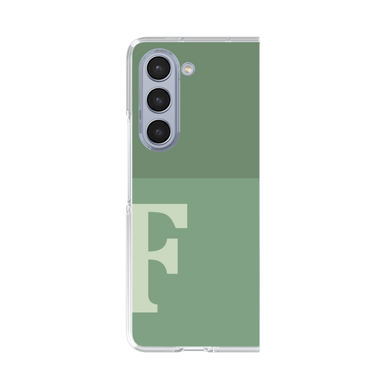 Clear Case［ Original - initial two tone - F green ］