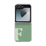 Clear Case［ オリジナル - initial two tone - F green ］