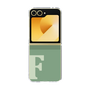 Clear Case［ オリジナル - initial two tone - F green ］