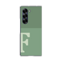 Clear Case［ オリジナル - initial two tone - F green ］