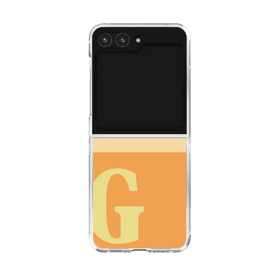 Clear Case［ Original - initial two tone - G orange ］