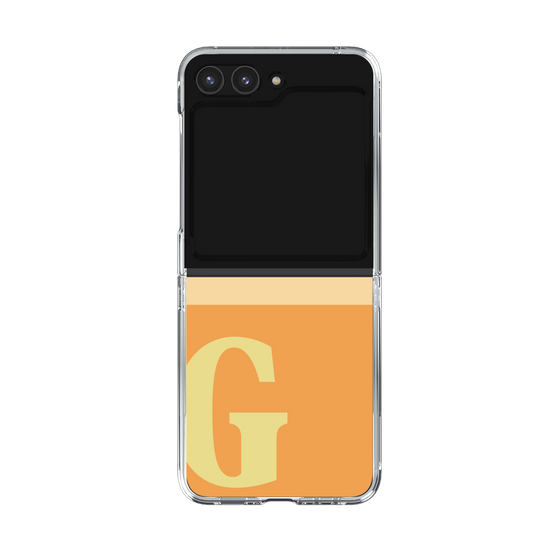 Clear Case［ Original - initial two tone - G orange ］