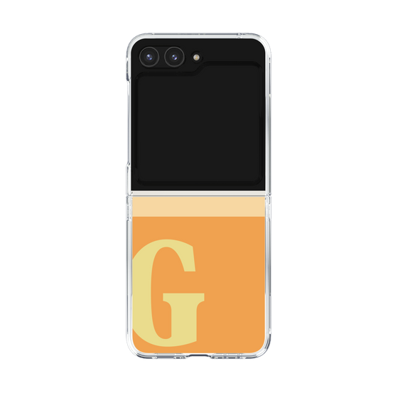 Clear Case［ Original - initial two tone - G orange ］